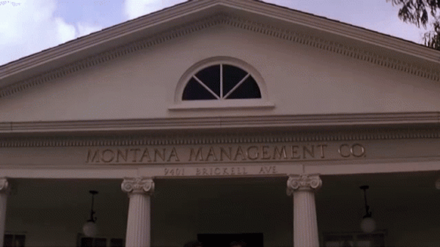 Tony Montana Walking With Gang GIF