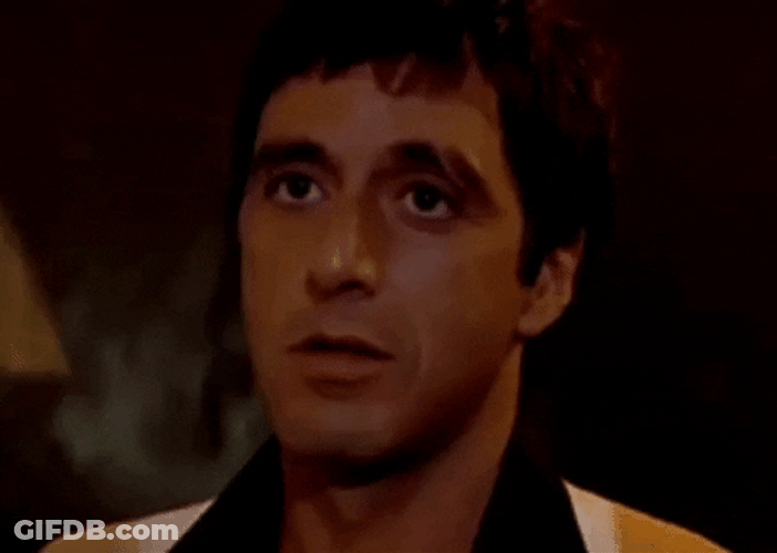 Tony Montana Wide Smile GIF