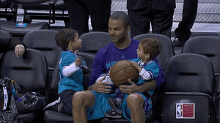 Tony Parker Charlotte Hornets Fan Kids GIF
