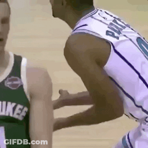 Tony Parker Charlotte Hornets Shocked GIF