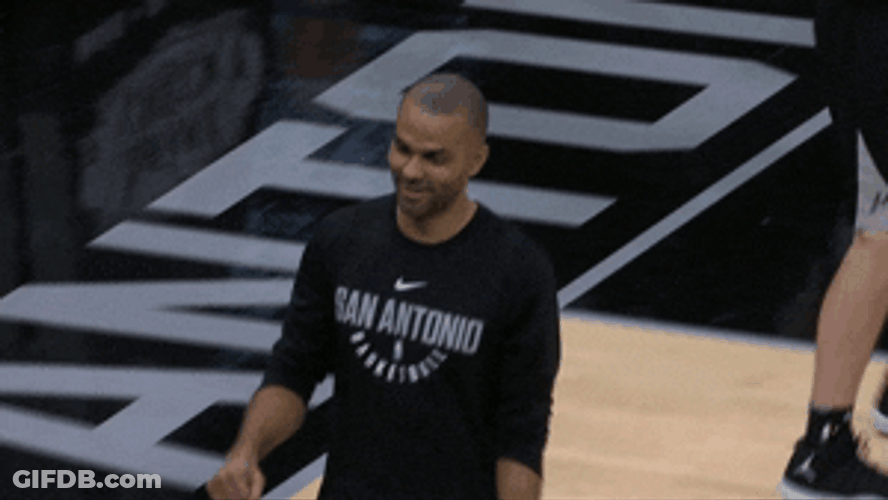 Tony Parker Fan Fist Bump GIF