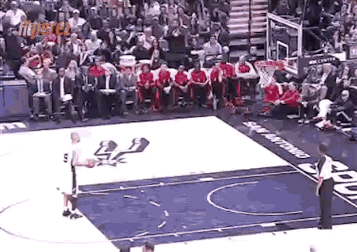 Tony Parker Free Throw Fail GIF