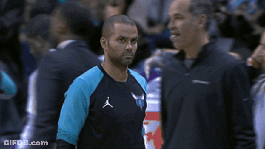 Tony Parker Miles Bridges Hug GIF