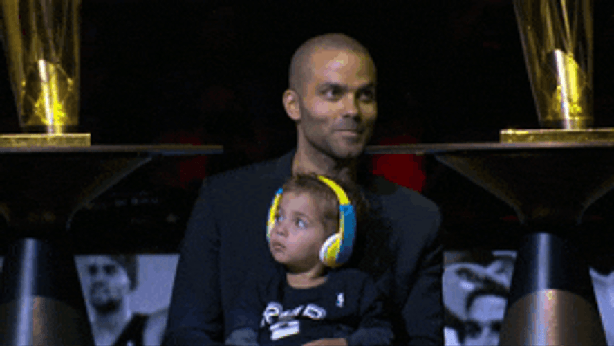 Tony Parker NBA Jersey Retirement GIF