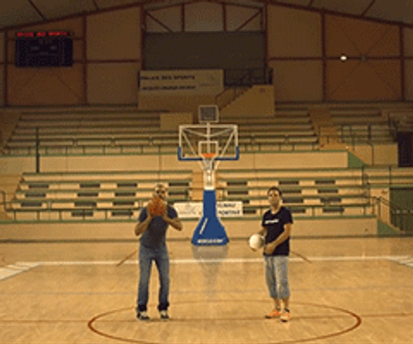Tony Parker Rémi Gaillard Back Shot GIF