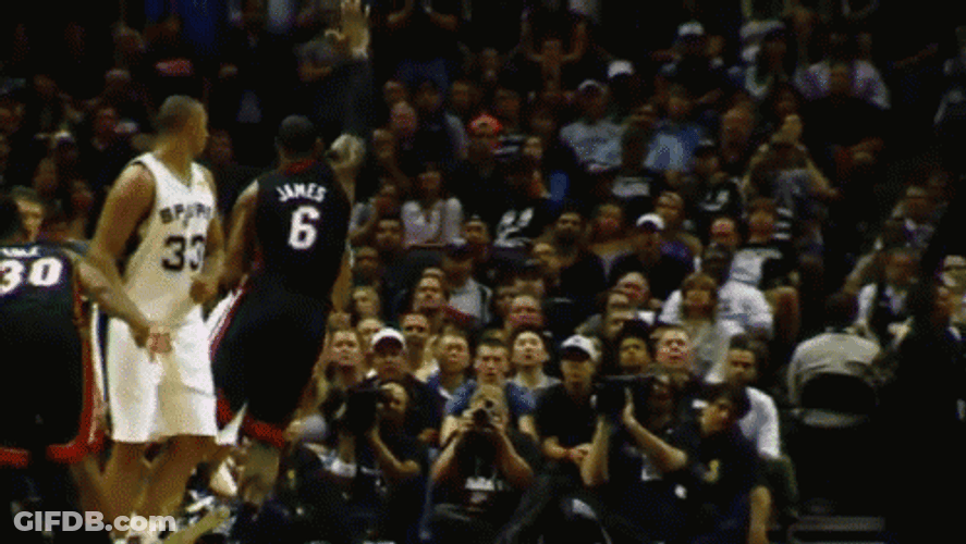 Tony Parker Scoop Basketball Shot GIF
