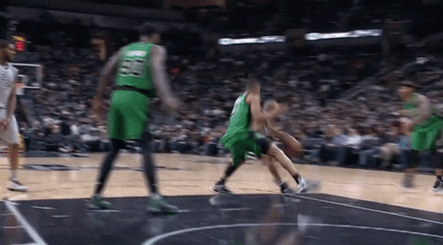 Tony Parker Spin Move Shot GIF