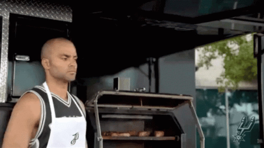 Tony Parker Spurs Cooking GIF