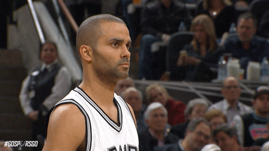 Tony Parker Spurs Nodding GIF