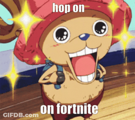 Tony Shimmering Eyes Fortnite Meme GIF