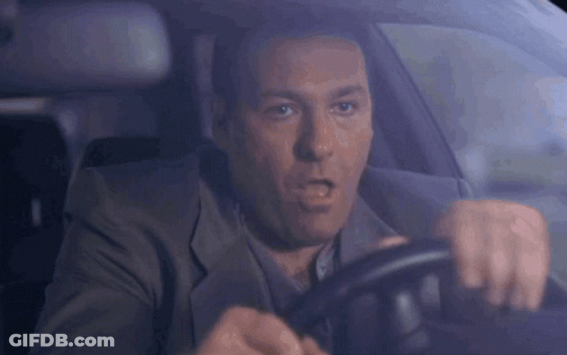 Tony Soprano Driving GIF