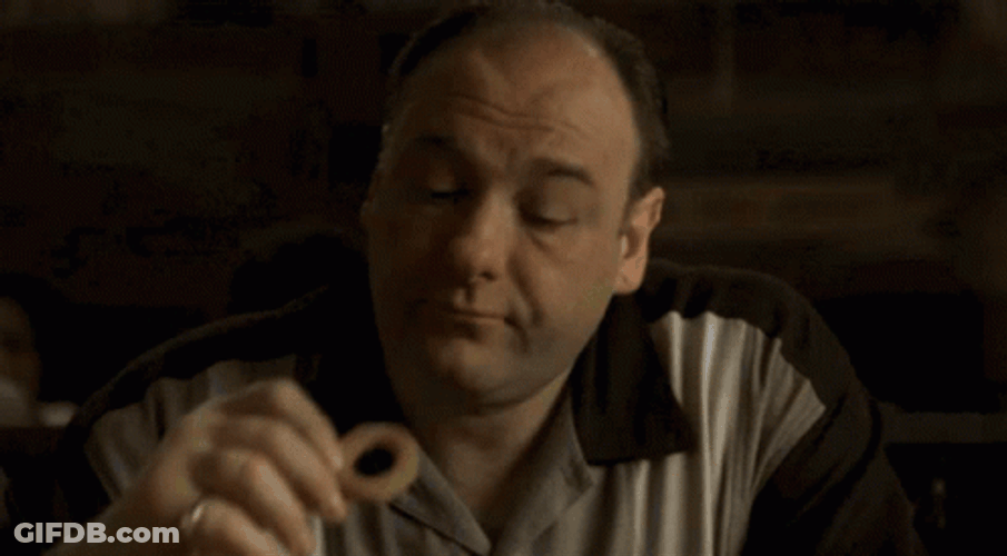 Tony Soprano Eating Food GIF