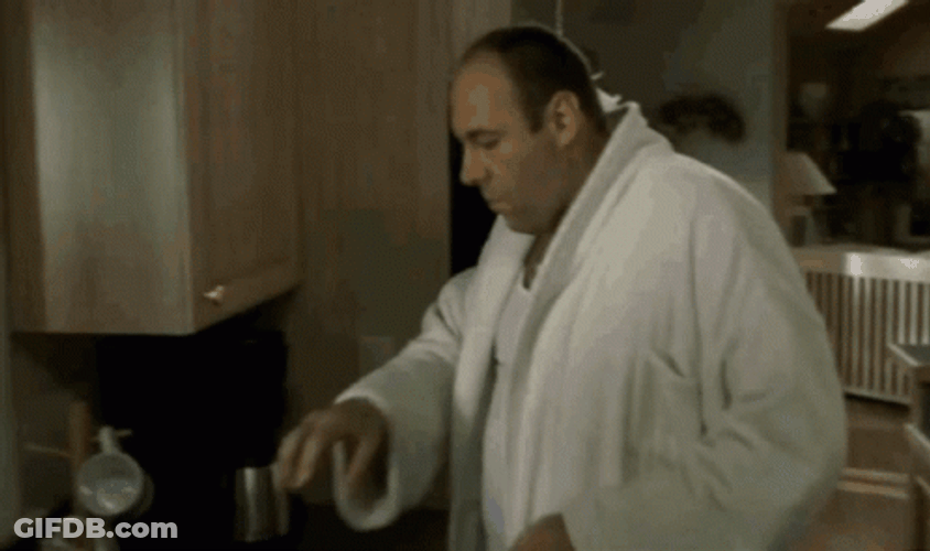 Tony Soprano In Kitchen GIF