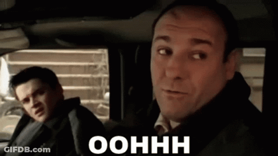 Tony Soprano Oohhh GIF