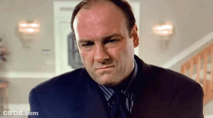 Tony Soprano Walk Out GIF
