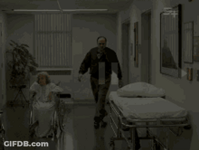 Tony Sopranos Grabbing Pillow GIF