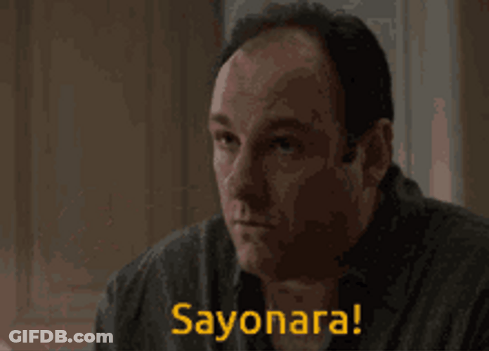 Tony Sopranos Holding Chopsticks GIF