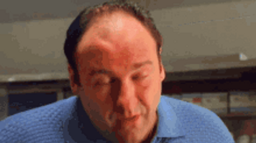 Tony Sopranos Sighing Heavily GIF