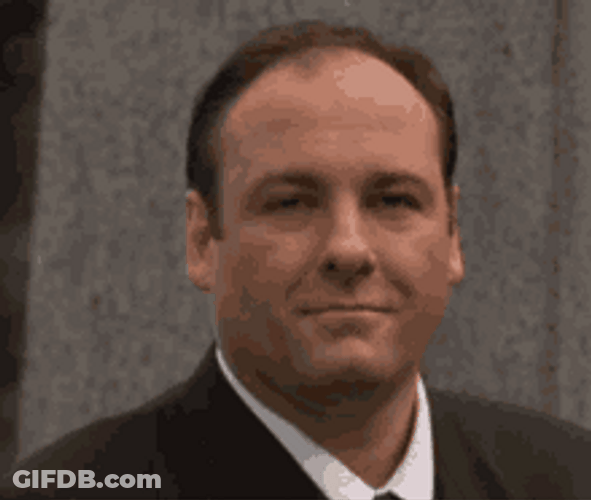 Tony Sopranos Smiling And Winking GIF