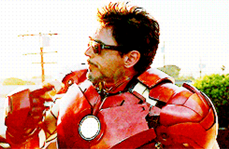 Tony Stark Eating Out GIF