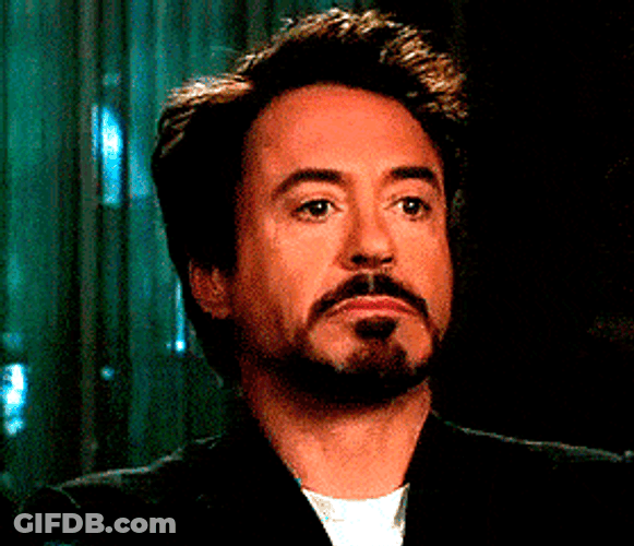 Tony Stark Omg Reaction GIF