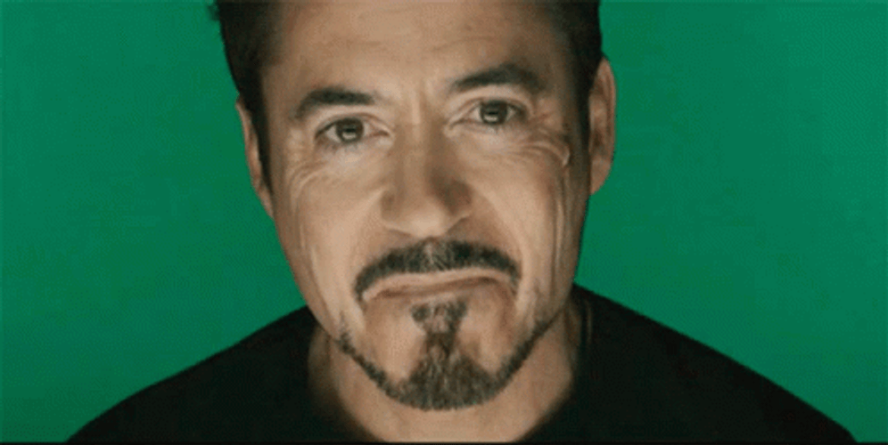 Tony Stark Sweet Smile On GIF