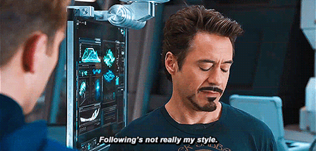 Tony Stark You're Not My Style GIF