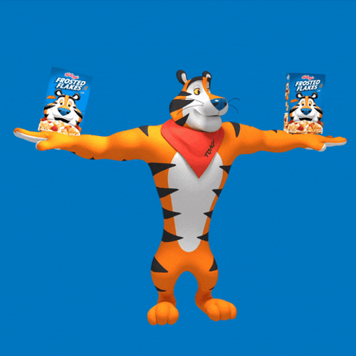 Tony The Tiger Balancing GIF