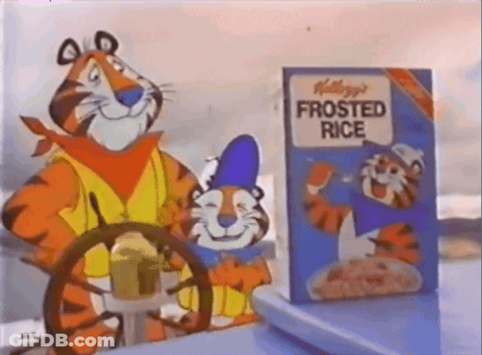 Tony The Tiger Cereal GIF