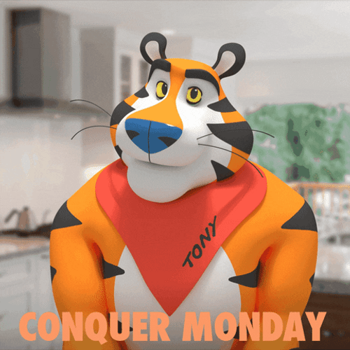 Tony The Tiger Conquer Manic Monday GIF