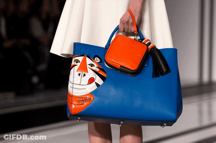 Tony The Tiger Fashion Bag GIF