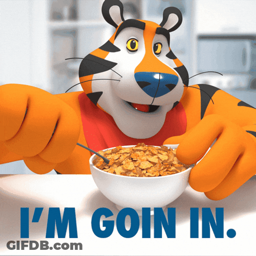Tony The Tiger I'm Goin In GIF