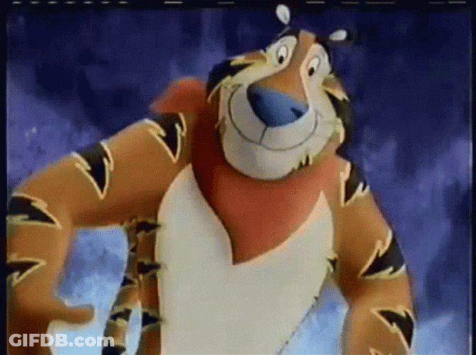 Tony The Tiger Lightning GIF