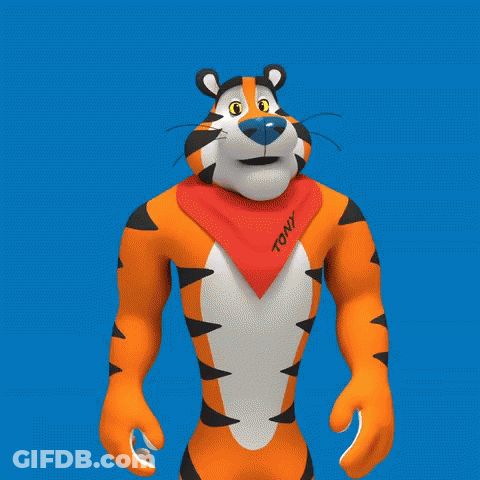 Tony The Tiger Shrug GIF