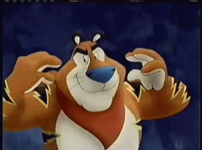 Tony The Tiger Supercharged Stripes GIF