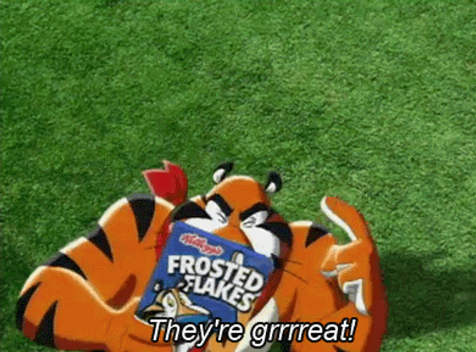 Tony The Tiger They're Great GIF