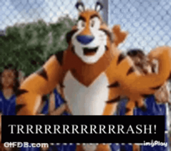 Tony The Tiger Trash GIF