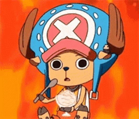 Tony Tony Chopper Confused Fire GIF