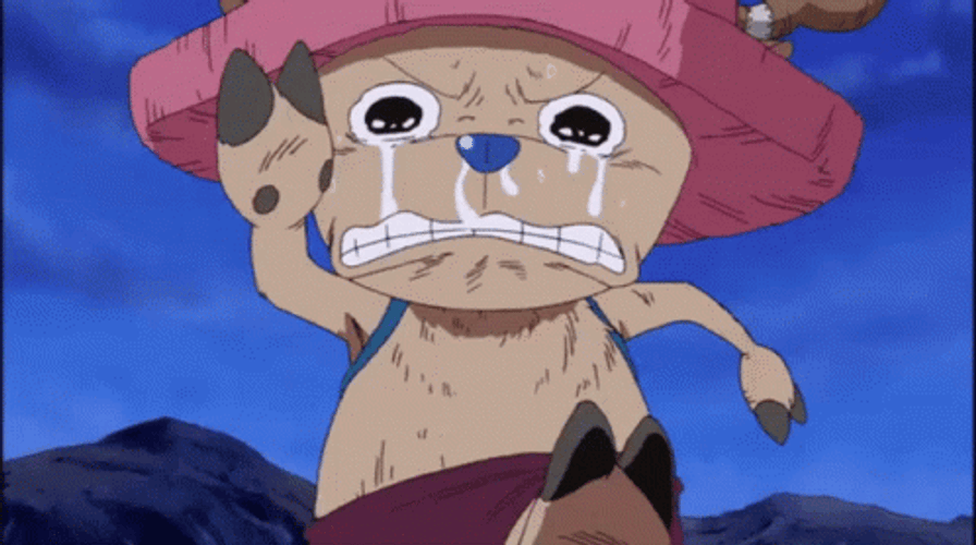 Tony Tony Chopper Crying Running GIF