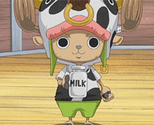 Tony Tony Chopper Drink Milk GIF