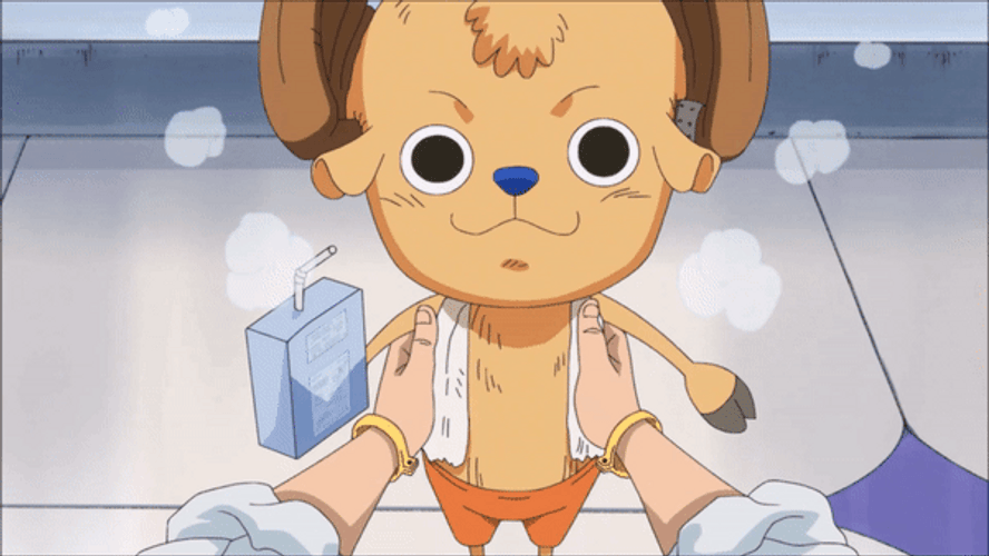Tony Tony Chopper No Hat Bath GIF