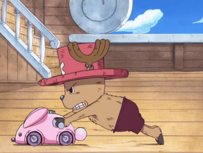 Tony Tony Chopper Rabbit Ab Roller GIF