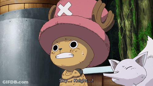 Tony Tony Chopper Saying Sky Knight GIF