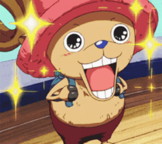 Tony Tony Chopper Sparkling Eyes Happy GIF