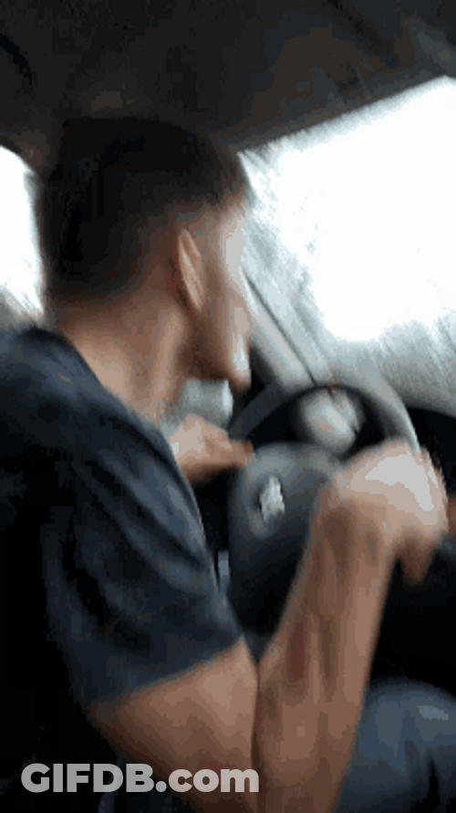 Too Big To Be Driving GIF
