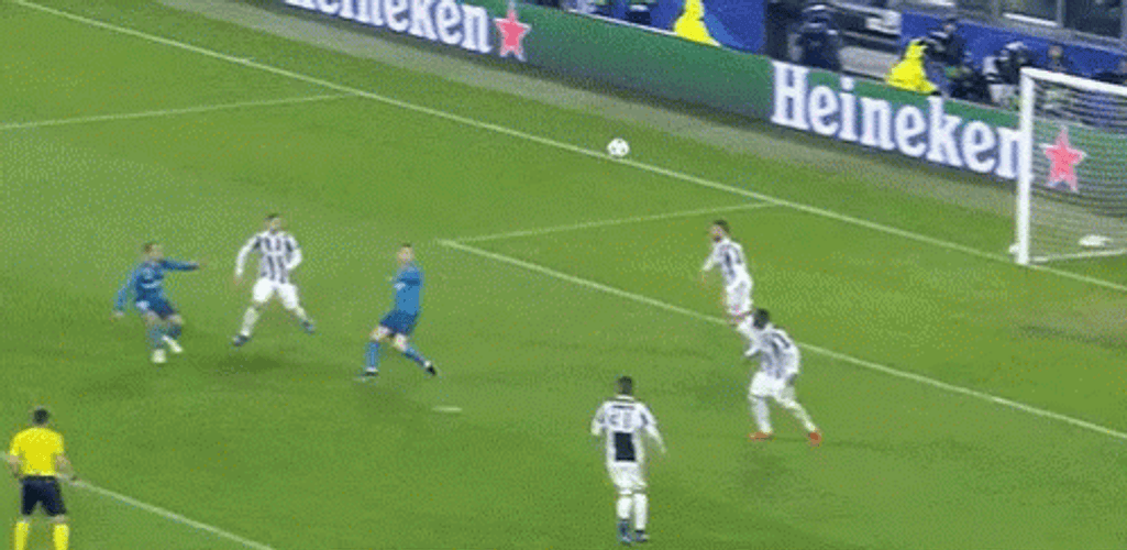 Too Clean Kick Ronaldo Goal GIF