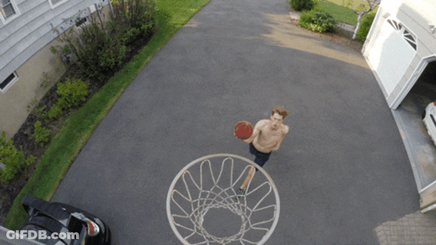 Too Cool Chill Dude Lay Up GIF