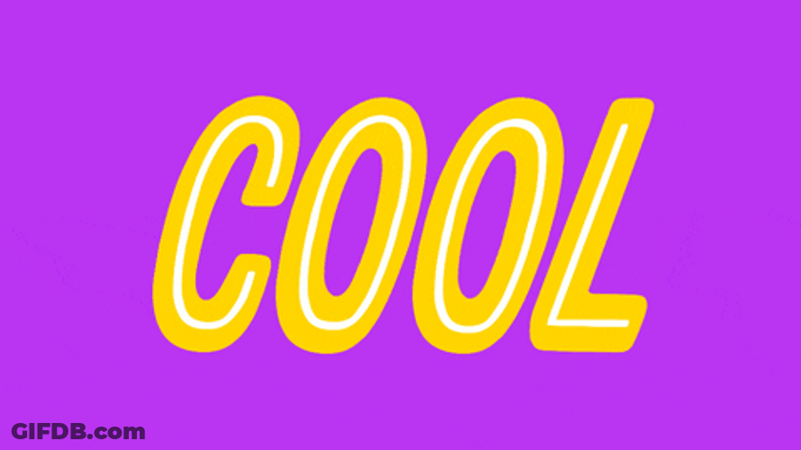 Too Cool Flashing Vector Art GIF