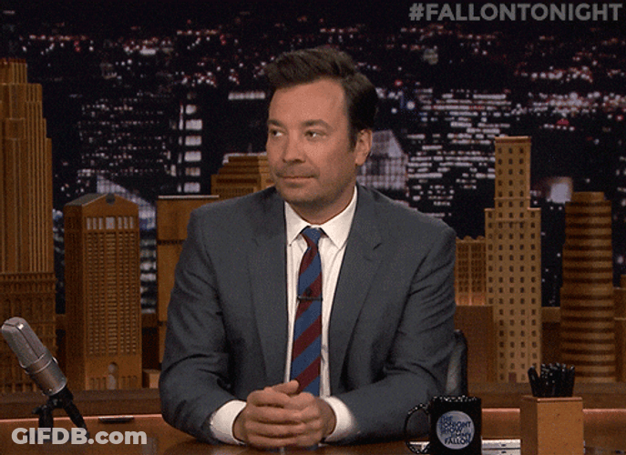Too Cool Jimmy Fallon Hair Flip GIF