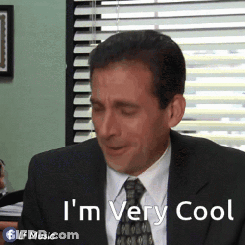 Too Cool Michael Scott The Office GIF